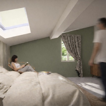 Rénovation d’une bâtisse à Saint-Clément-de-Rivière 