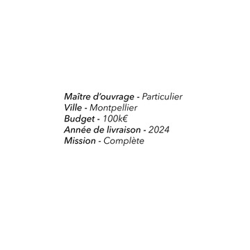 Rénovation d'un appartement - Arceaux Montpellier
