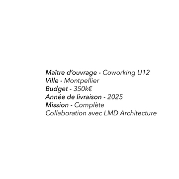 U12 - Espace de co-working